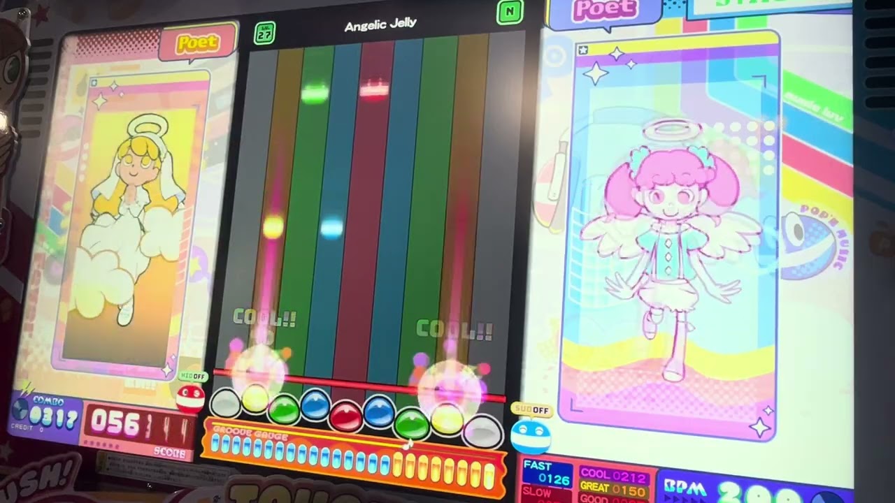 ※直撮り Angelic Jelly N(Lv27) 【pop'n music】
