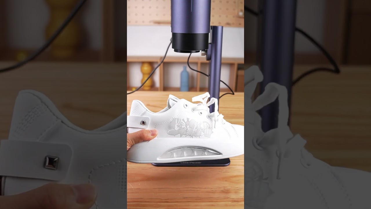 Personalize Shoes with LaserPecker LP5!🥾