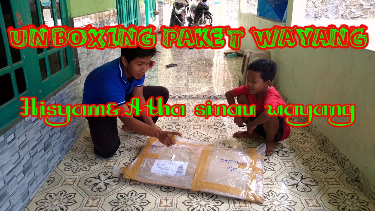 Unboxing Paket Wayang, Sinau Wayang