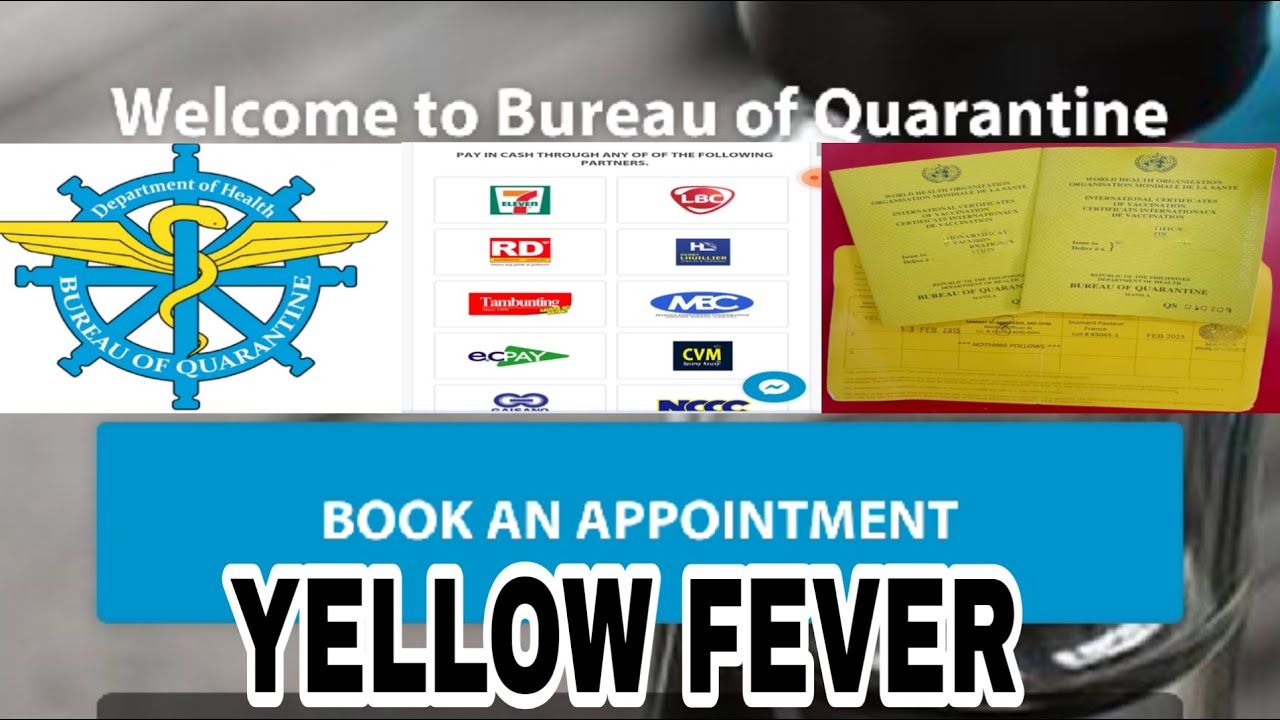 HOW TO GET ONLINE APPOINTMENT FOR YELLOW FEVER