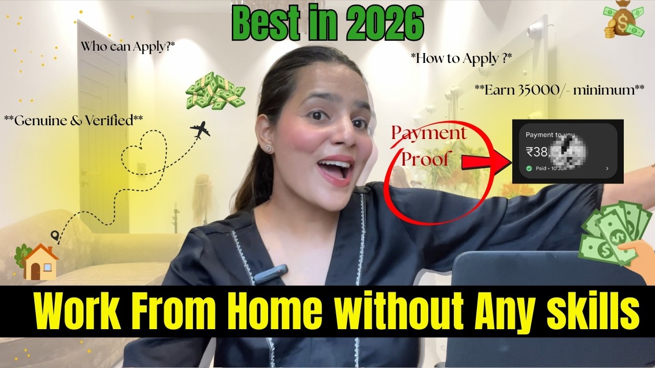 Genuine Work From Home Internship 2026 ( No Skills Required ) | Earn ₹35,000 Stipend + Certificate