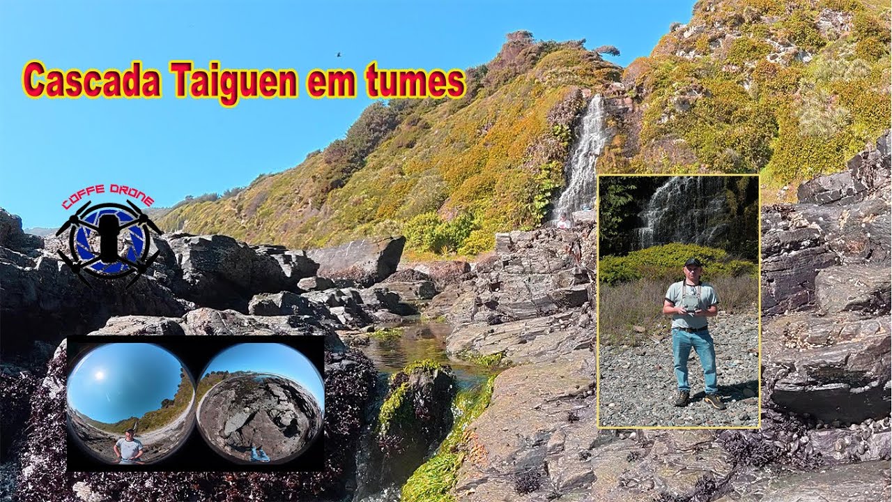 Cascada Taiguen en Chile
