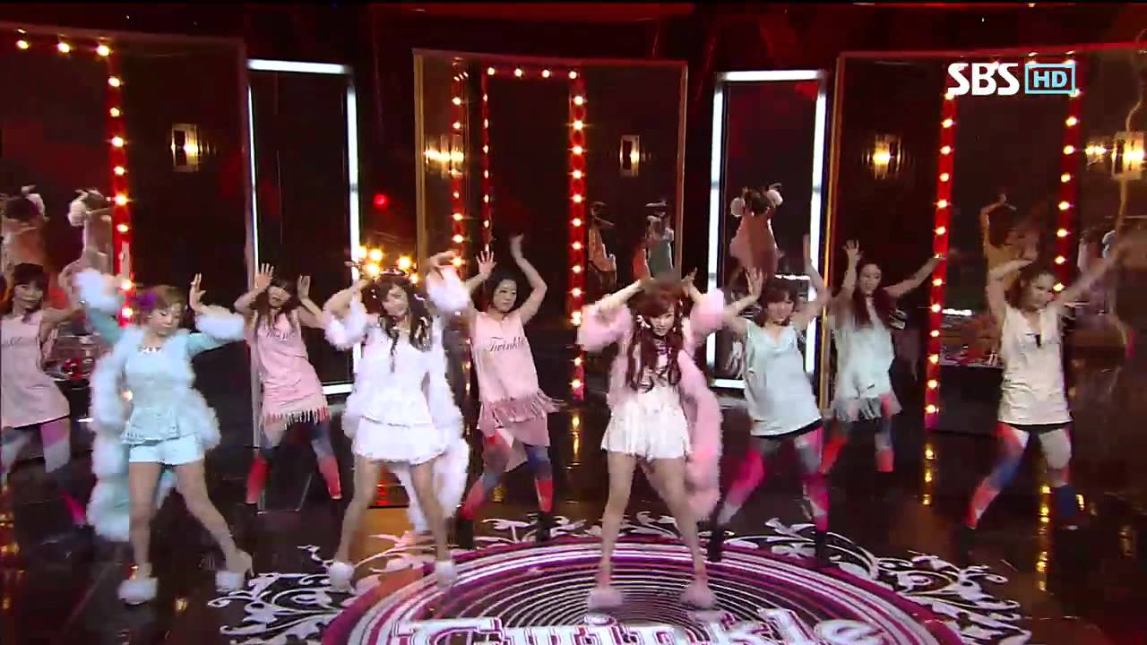 Taughter [Twinkle] @SBS Inkigayo Популярная песня 20120513