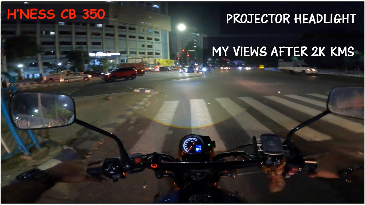 Headlight Upgrade Review After 2000 Kms | Honda CB 350 ft. Vaishnu Touring Headlight