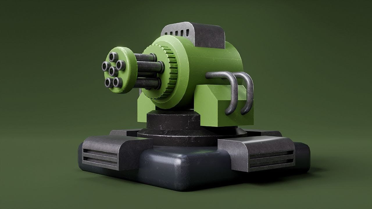 Gatling Gun | Blender Modeling Tutorial | Nyx Blender3D