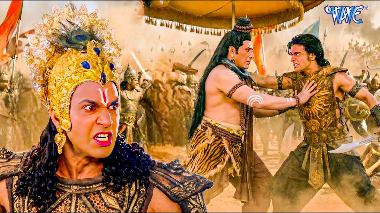 कर्ण को भोलेनाथ पर प्रहार करते देख वासुदेव को आया क्रोध | Suryaputra Karn