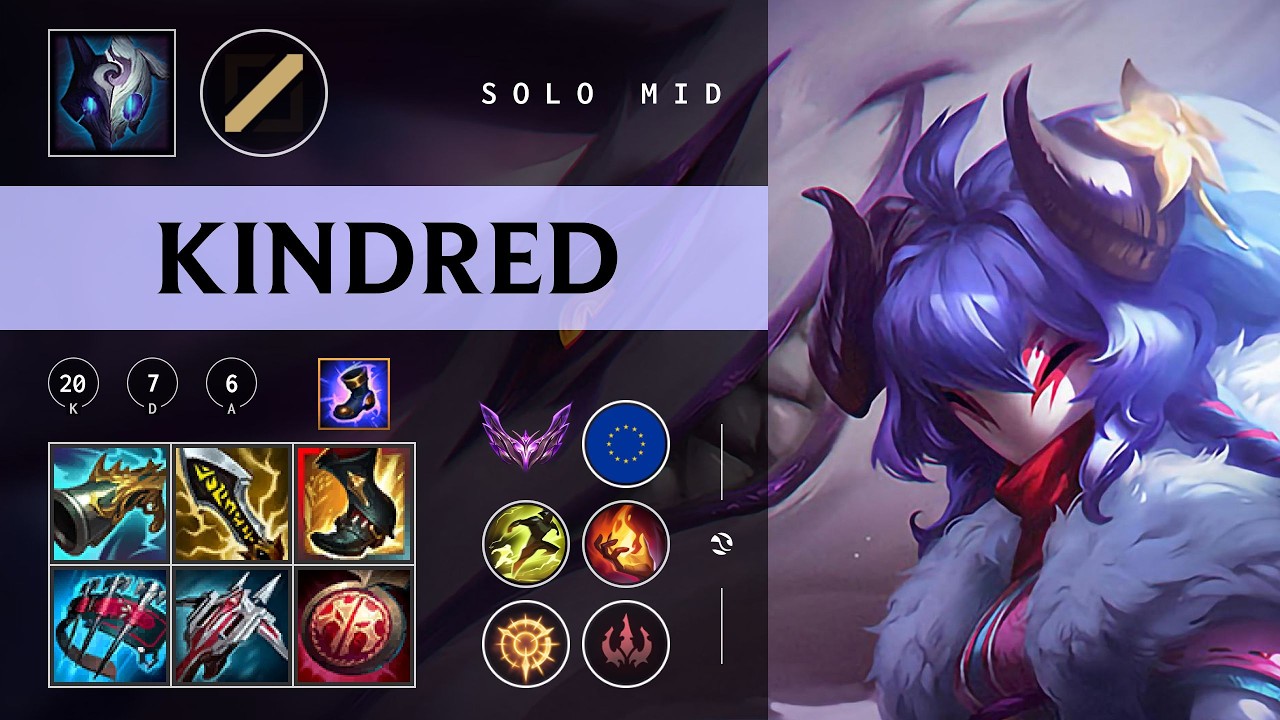 Kindred Mid vs Kassadin - EUW Master Patch 26.03