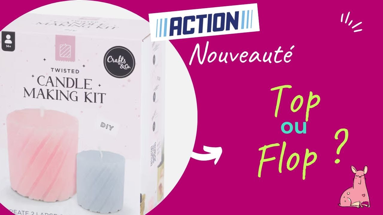 Top ou flop la nouveauté Action ? Comment faire des bougies avec le kit Action ? On teste ensemble