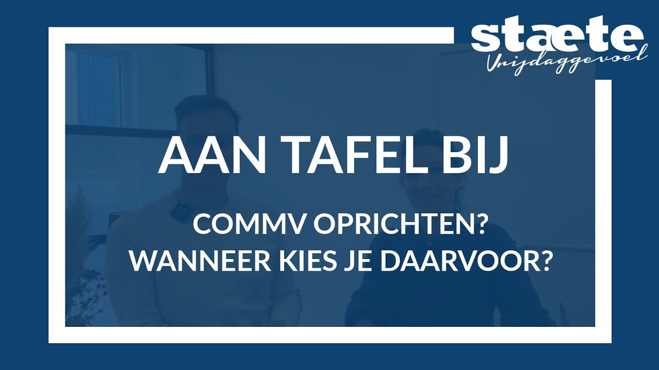 CommV oprichten in Belgi&euml;: wanneer kies je voor deze rechtsvorm?