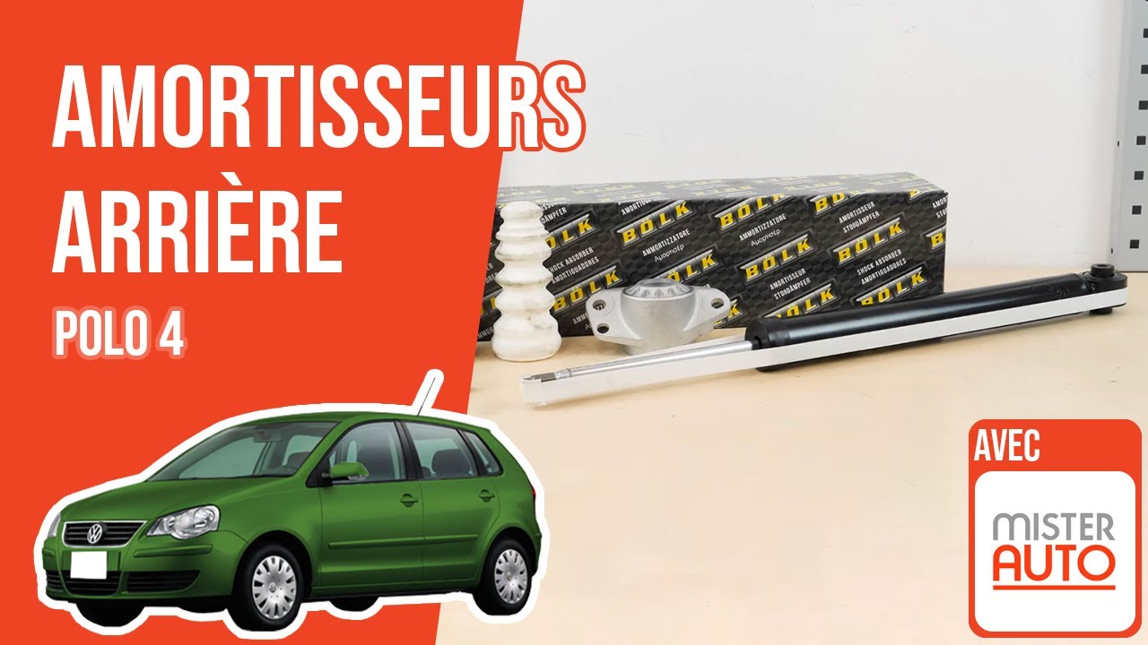 Changer les Amortisseurs arrière Polo 4 ➿