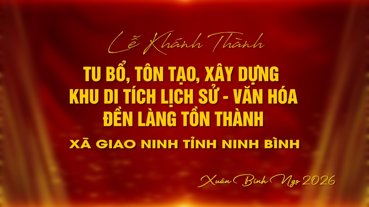 P 03  KHÁNH THÀNH ĐINH ĐỀN LÀNG TỒN THÀNH XÃ GIAO NINH TỈNH NINH BÌNH
