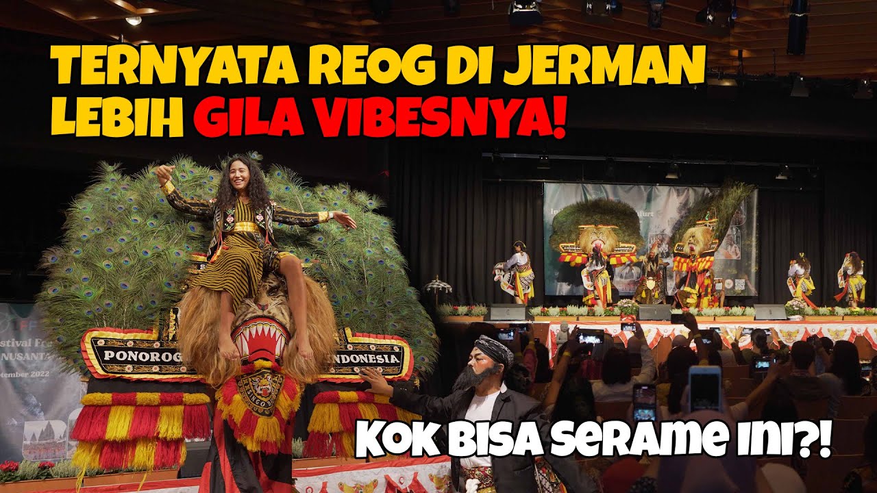 KOK BISA SERAME INI?! AKHIRNYA BISA NONTON REOG PONOROGO LANGSUNG DI JERMAN, SENSASINYA BEDA 🤩