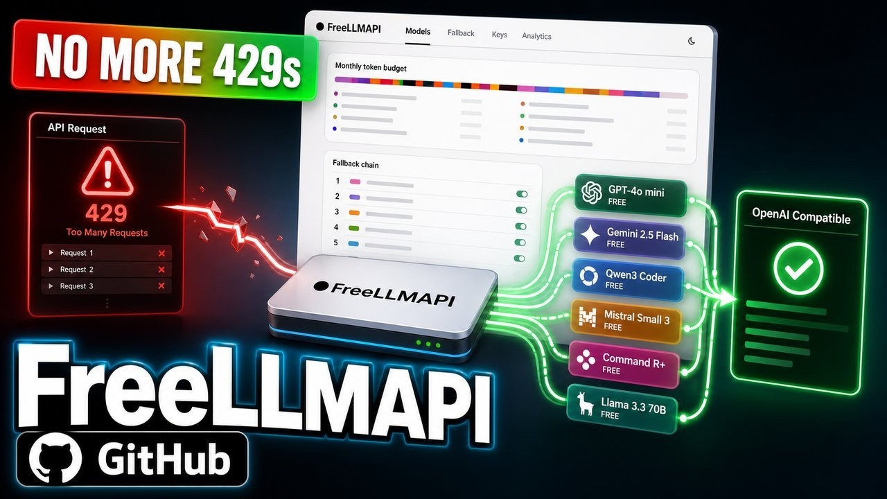 FreeLLMAPI GitHub Tutorial: Stack 16 Free LLM Providers Behind One API