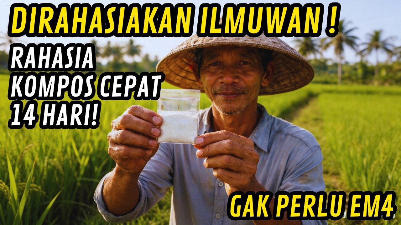 STOP Beli EM4! Ragi Tempe Ini Bikin Kompos Jadi 14 Hari!