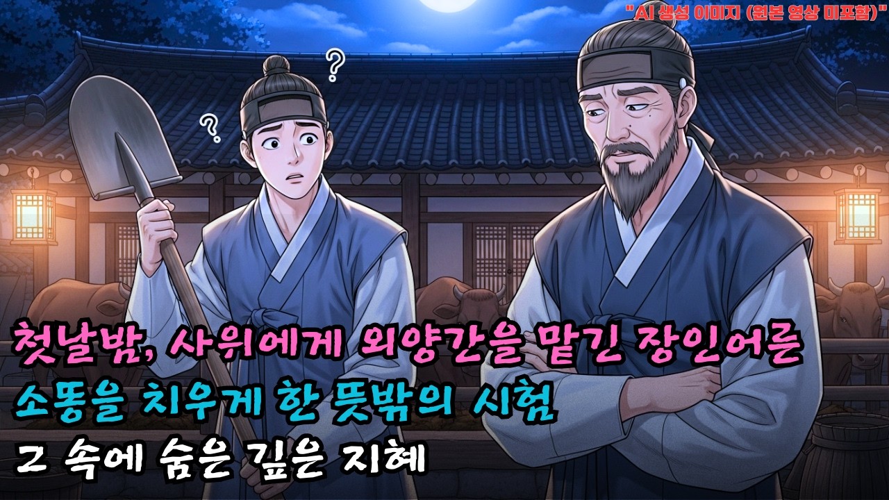 첫날밤 사위에게 외양간에서 소똥을 치우게 한 지혜로운 장인어른의 속마음 | 야담 · 설화 | 오디오북