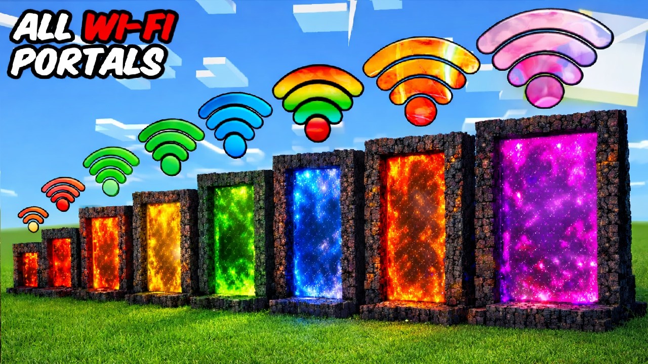 Портал в Нижний мир в Minecraft с использованием разных Wi-Fi привёл меня...