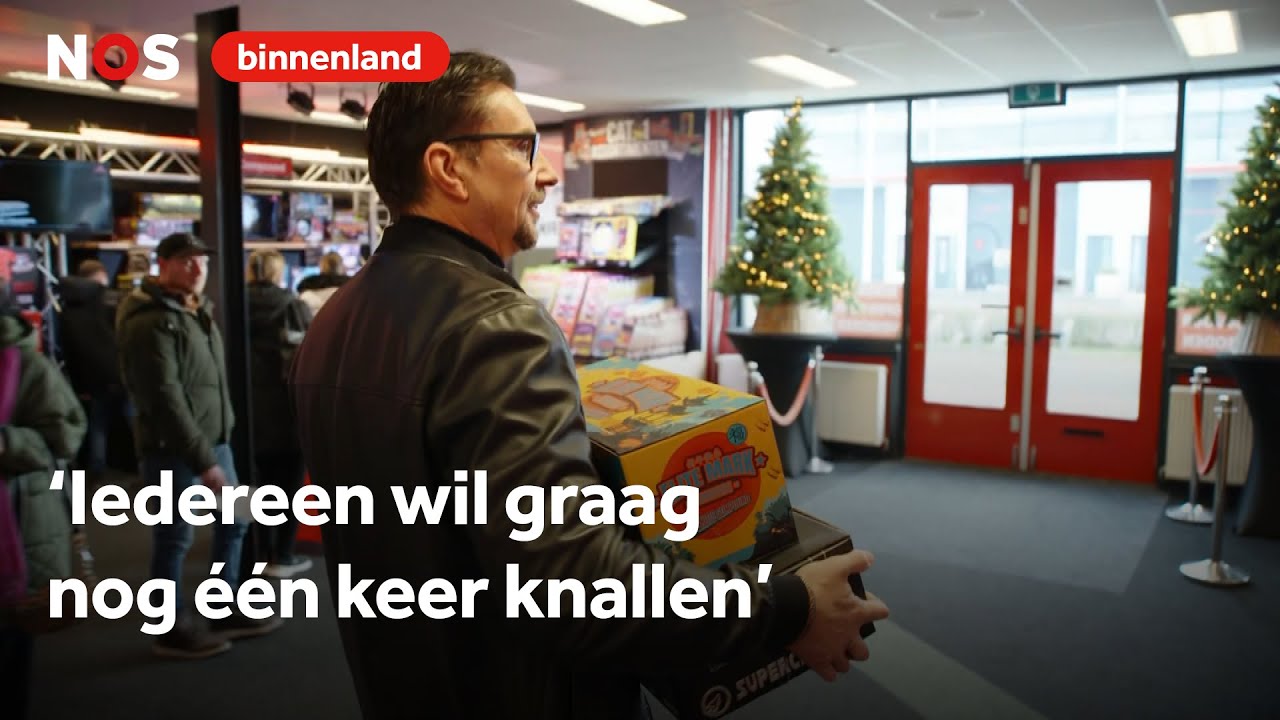 Grote drukte bij vuurwerkwinkels