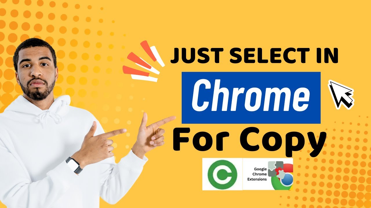 Auto Copy Text on Select in Chrome Browser !