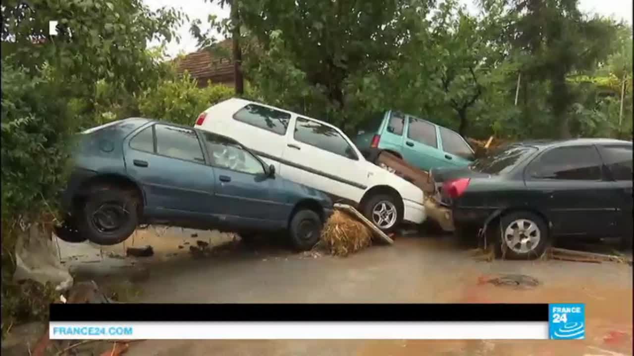 Macédoine : des inondations fulgurantes font 20 morts dans la capitale Skopje et ses faubourgs