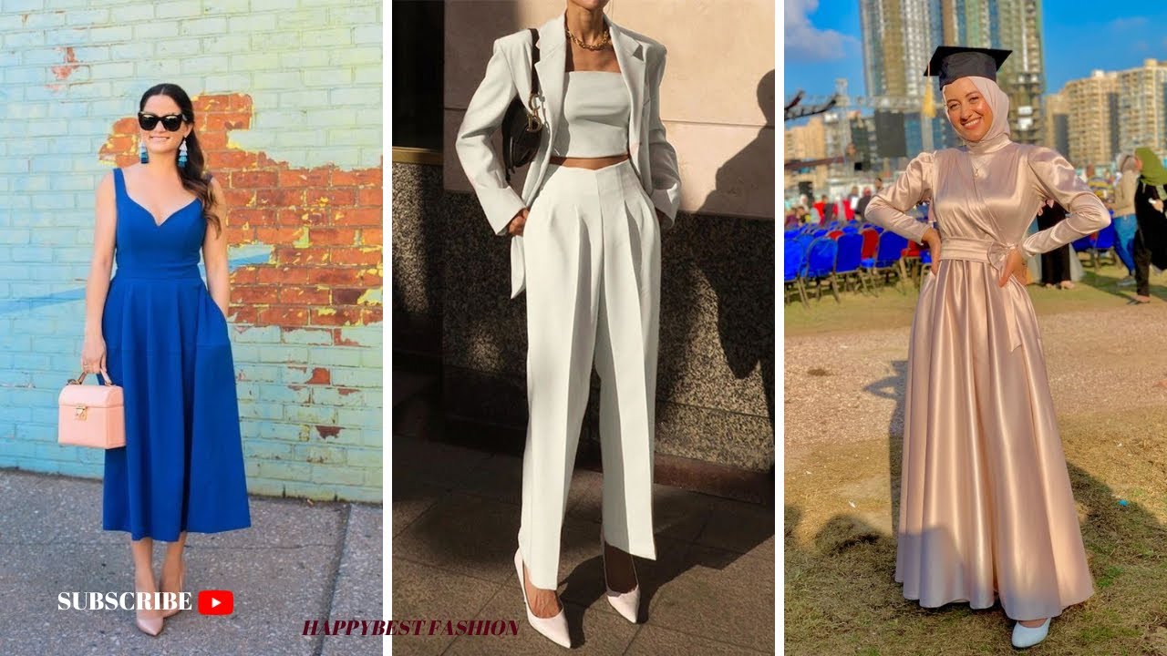 CHIC GRADUATION OUTFIT IDEAS FOR SUMMER #graduations, #outfitideas #summerevents #womenfashion2023