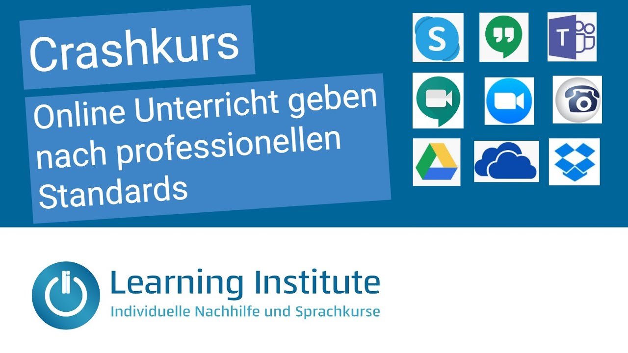 Online Unterricht geben nach professionellen Standards - Der Crashkurs | So geht Online Unterrichten