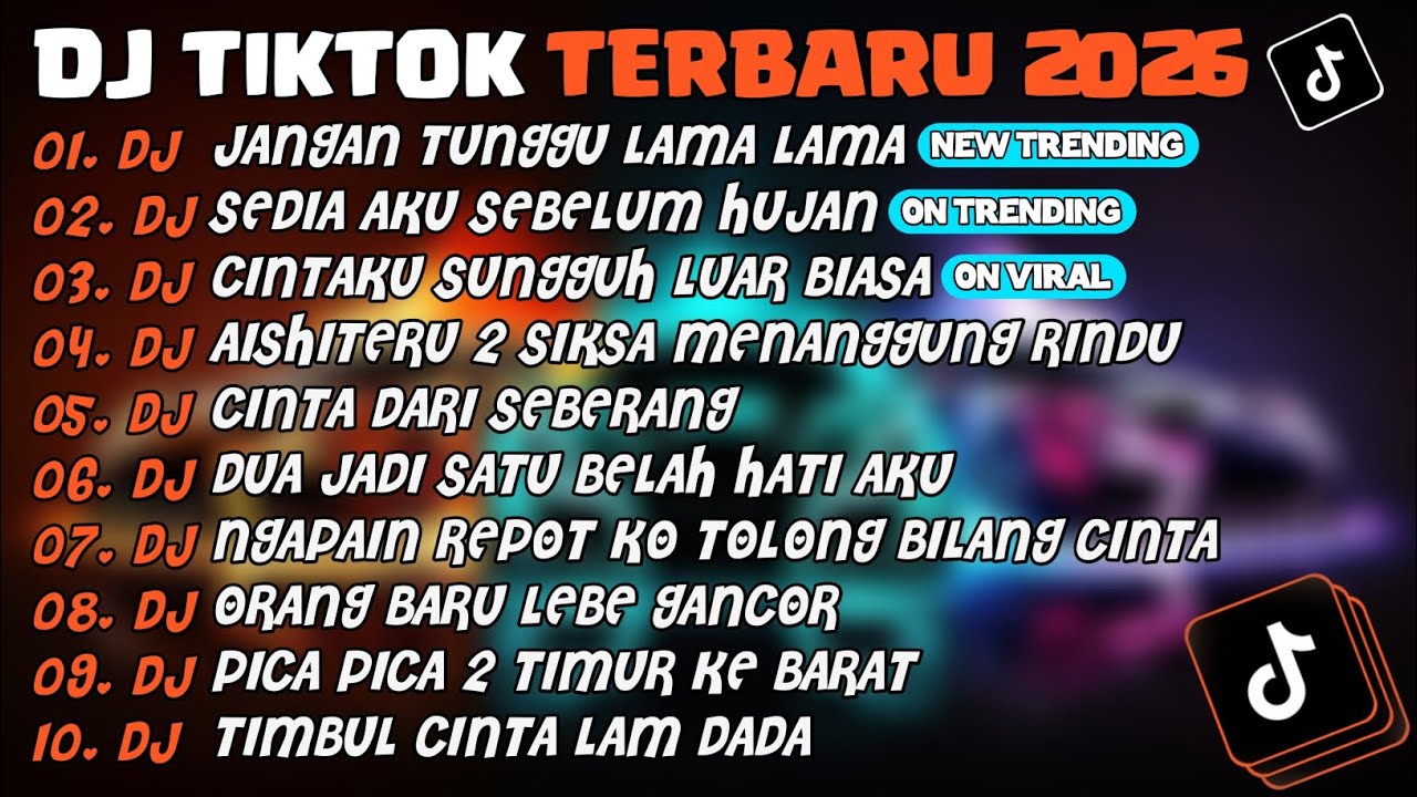 DJ TIKTOK TERBARU 2026🎵DJ JANGAN TUNGGU LAMA LAMA🎵DJ SEDIA AKU SEBELUM HUJAN🎵 FULL ALBUM