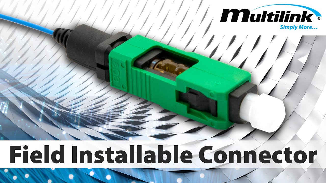 Surelight® Field Installable Connector - SC/APC, Singlemode, 250um/900um
