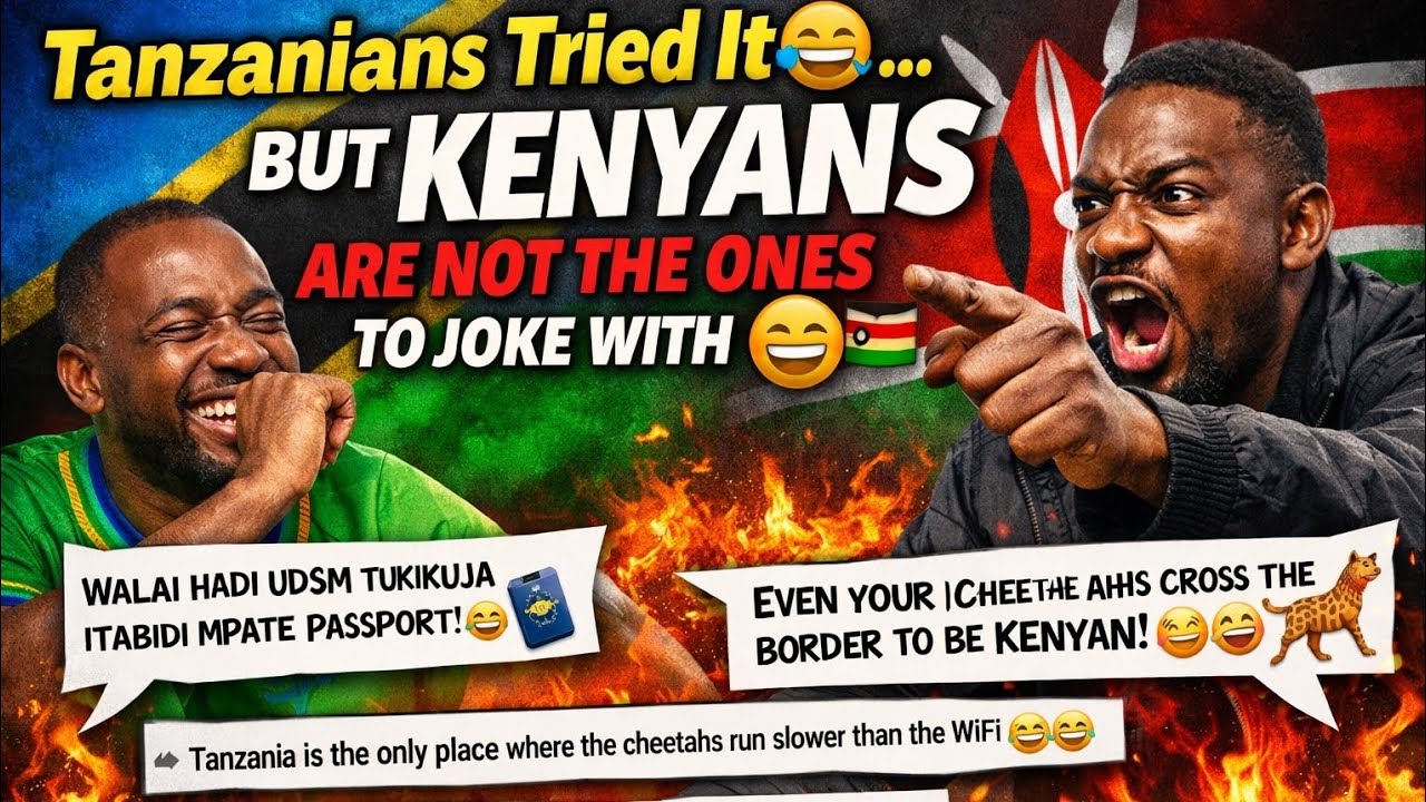 “Kenyans Show Tanzanians Why You Don’t Joke With Them 🤣🇰🇪”funny people 🤣