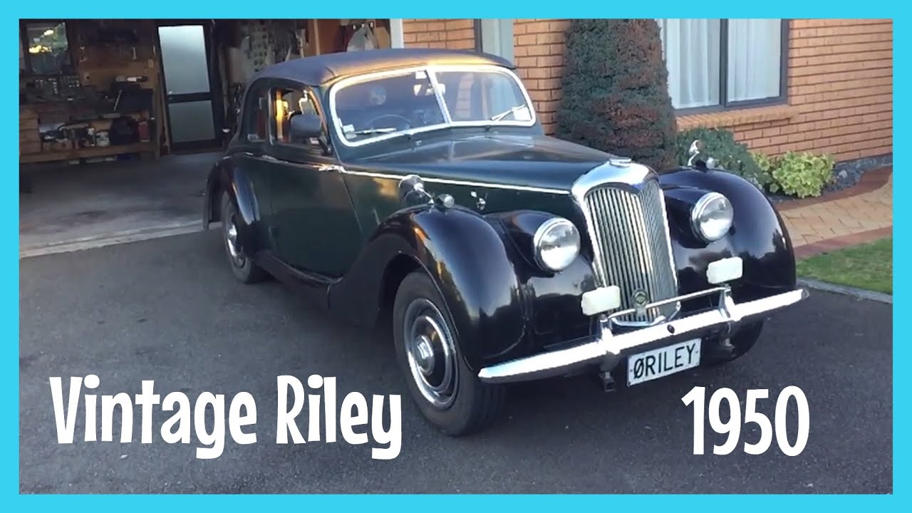 Vintage Riley. 1950. Amazing Car.