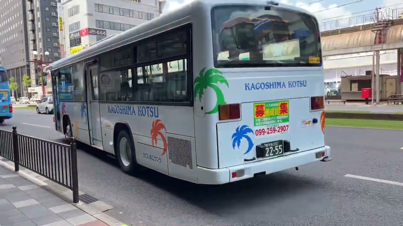 鹿児島　路線バス　ドア動画まとめ21    鹿児島交通　鹿児島市営バス　南国交通　JR九州バス