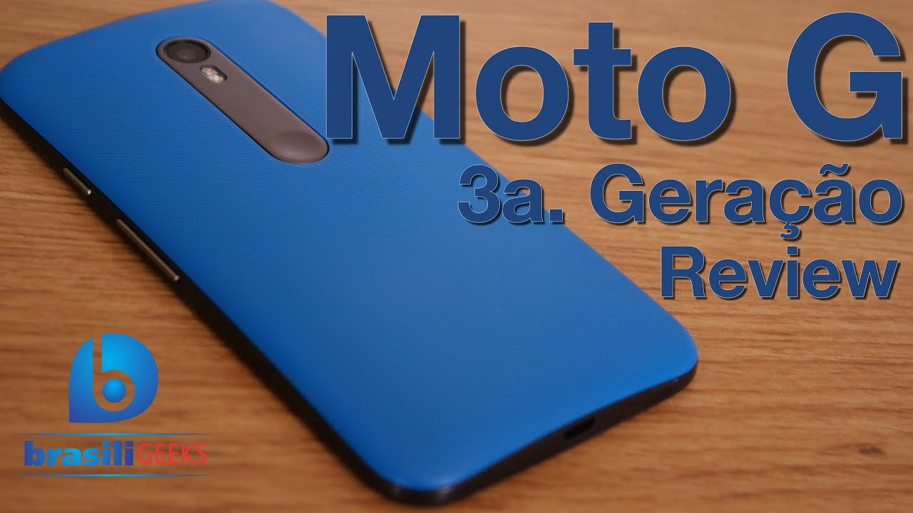 Moto G 3ª Geração (2015) - Review (Análise Completa em Português)