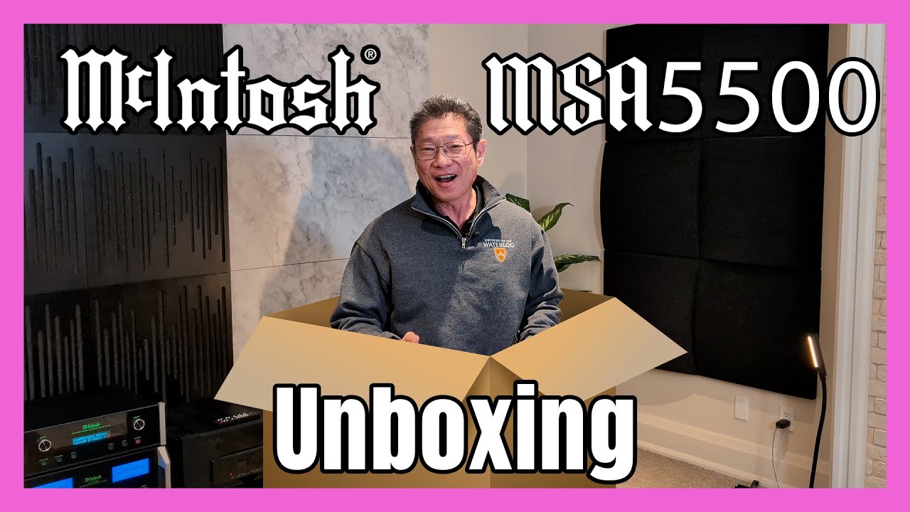 Unboxing the New McIntosh MSA5500