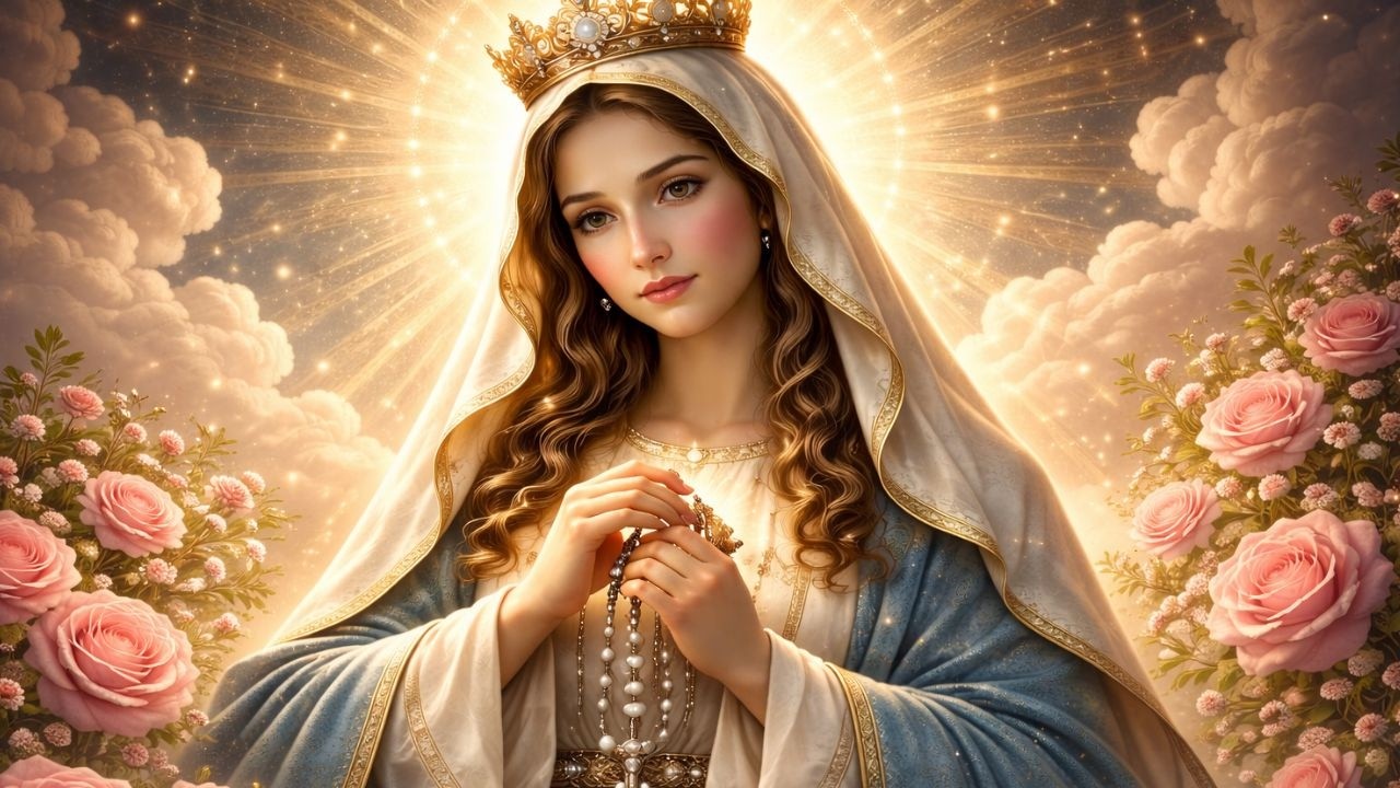 ORACIÓN MILAGROSA A LA VIRGEN DEL ROSARIO 🌹📿 ENTREGA TU VIDA