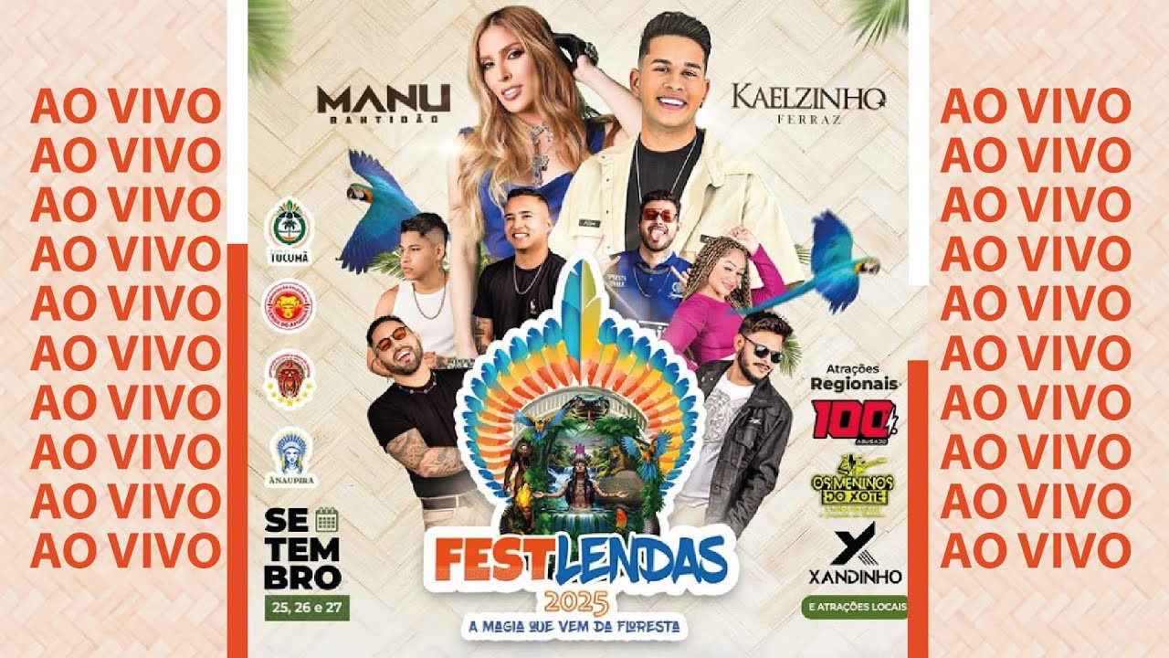 Fest Lendas 2025 | Atração Nacional | Manu Bahtidão