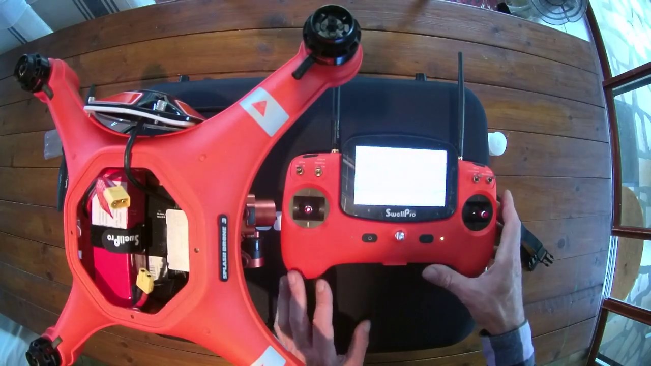 Déballage et mise en route du Splash Drone 3 de SwellPro