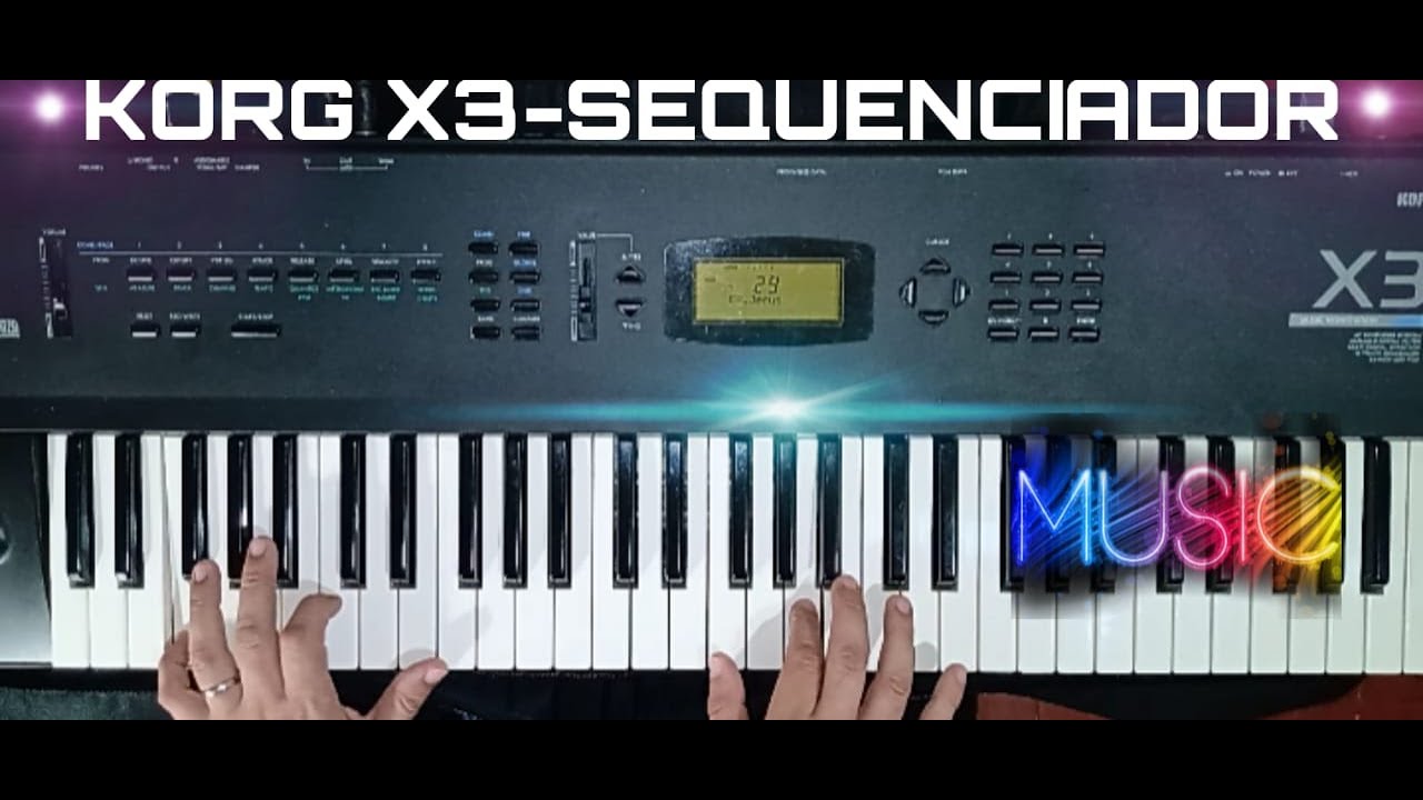 KORG X3 - Tutorial 2 (Como gravar sequências)
