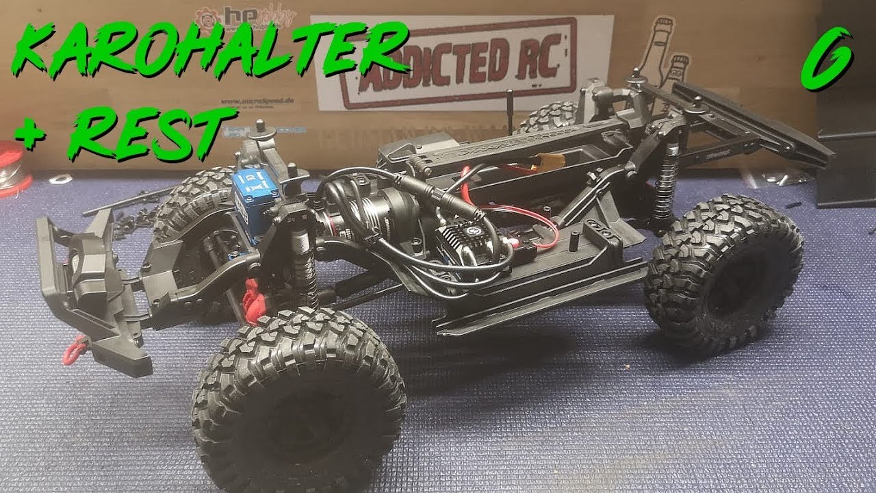 Aufbau: Traxxas TRX4 Sport Kit | Center Wellen - Karohalter - Bumper | HD+ | German