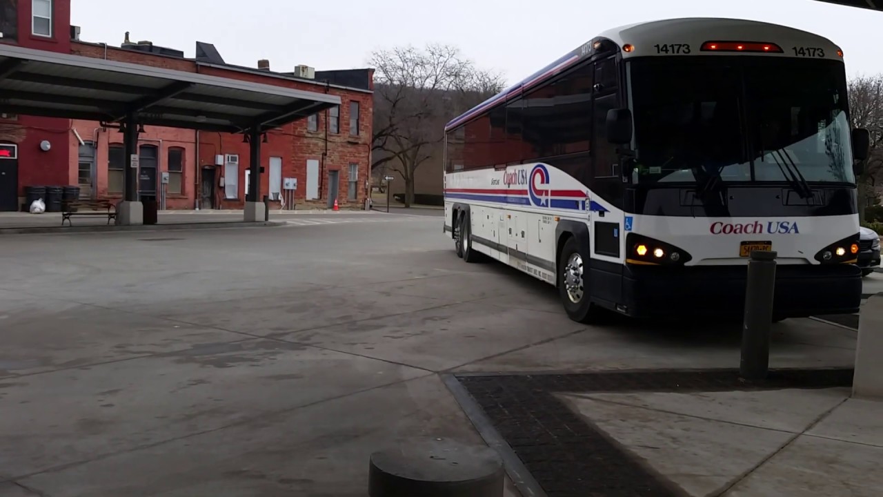 RDMVTL 21,366 ~ 3/21/2019 1 o30 {MY BUS STORY} RIDE w/NORMILE [SLE COACH USA] EB @ CORNING , NY