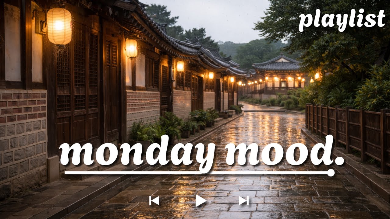 monday mood. | lofi music to relax and chill during moody monday | korean lofi