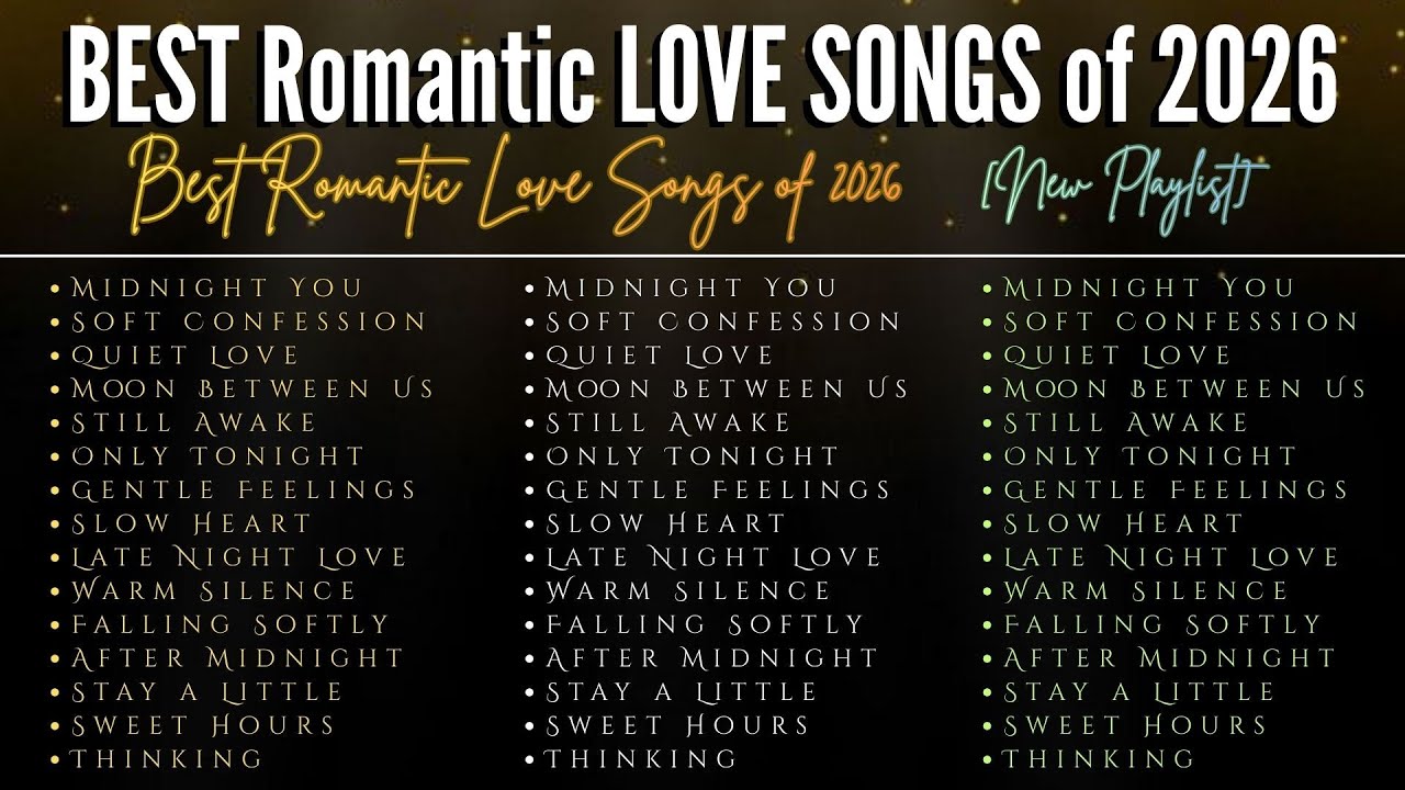 Easy Listening Music 2026 - Beautiful Love Song, Beautiful Love Ballad, New Playlist 2026