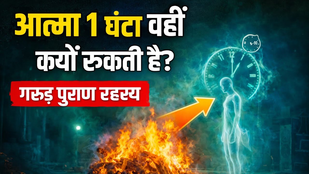 चिता जलने के बाद 1 घंटे तक आत्मा शमशान में क्यों खड़ी रहती है? असली वजह जानकर रूह काँप जाएगी
