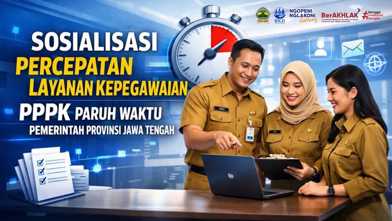 Sosialisasi Percepatan Layanan Kepegawaian PPPK Paruh Waktu