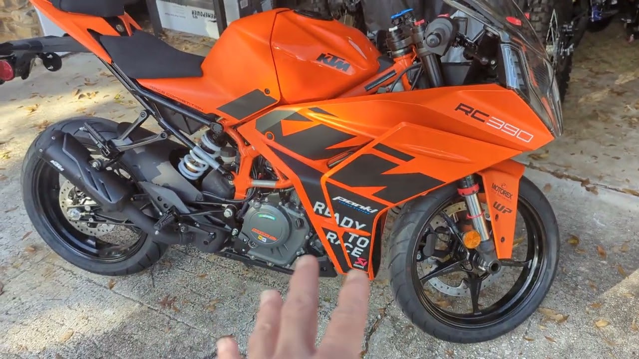 2023 KTM RC390 Authentic Akrapovic Exhaust Install