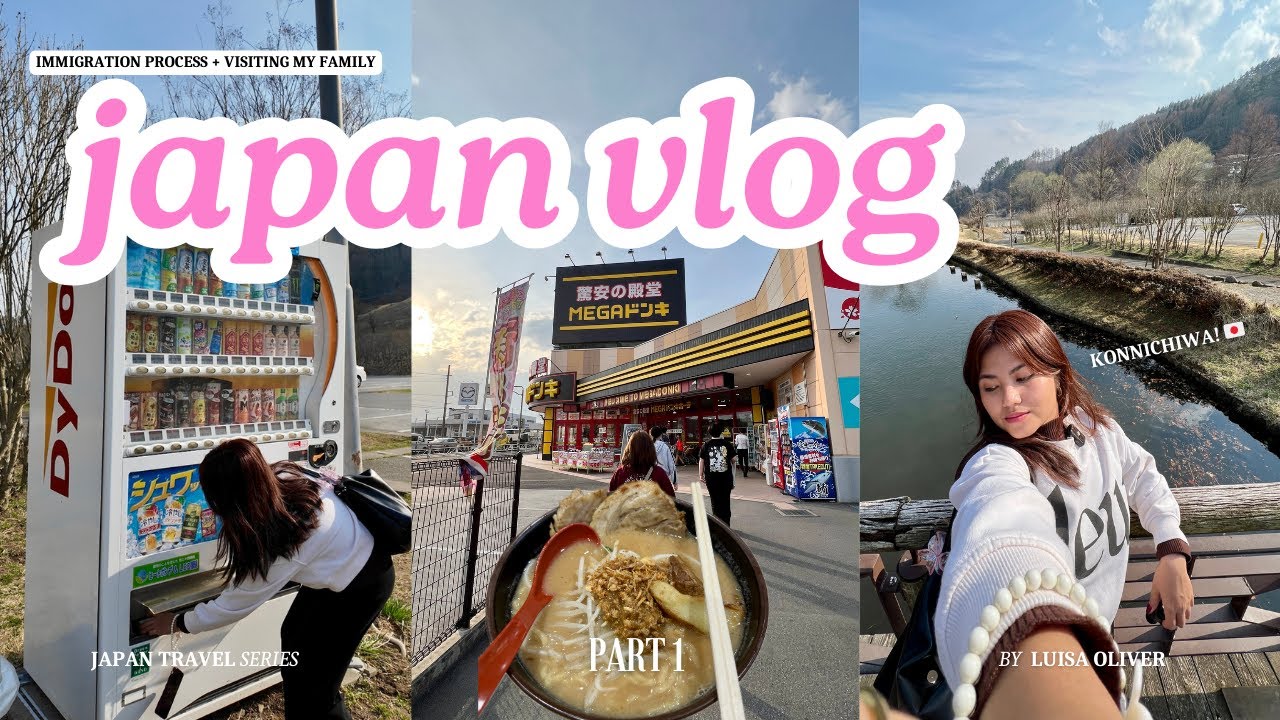 JAPAN VLOG ✈️🇯🇵 Part 1 (Airport Process, Exploring with family, Shopping in Mega Donki & GU + more!)
