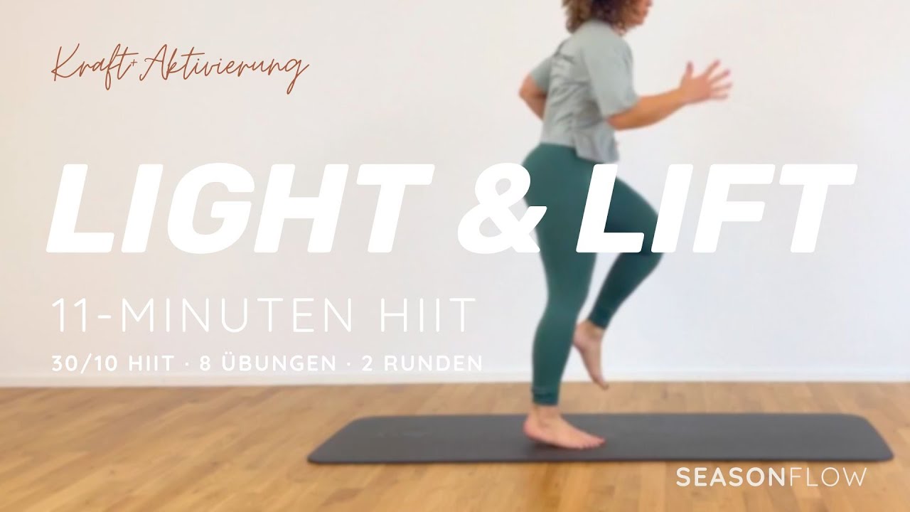 Light & Lift – Sanfter HIIT für mehr Energie | 11 Minuten