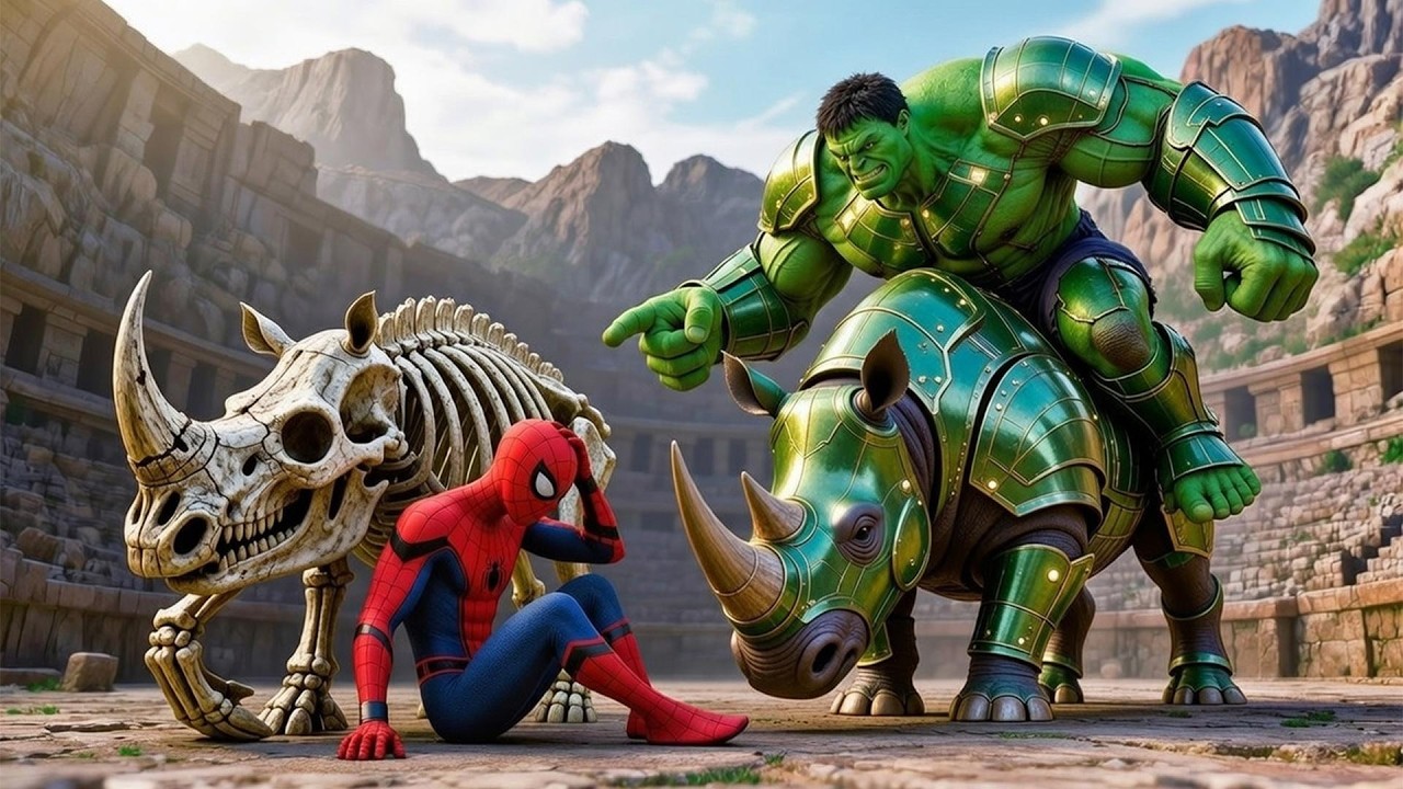 🕷️🕷️SPIDER-MAN Wins The Magic Giant Spiders Racing Championship Epic Racing Challenge
