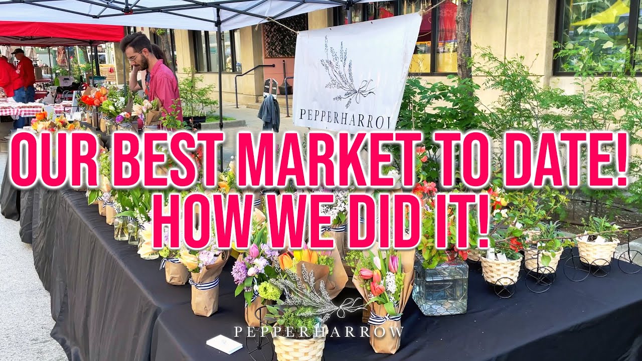 BEST FARMERS MARKET To Date! | PepperHarrow Farm