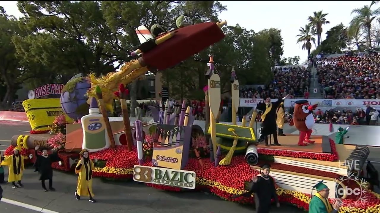 2023 Bazic Products Rose Parade Float ABC