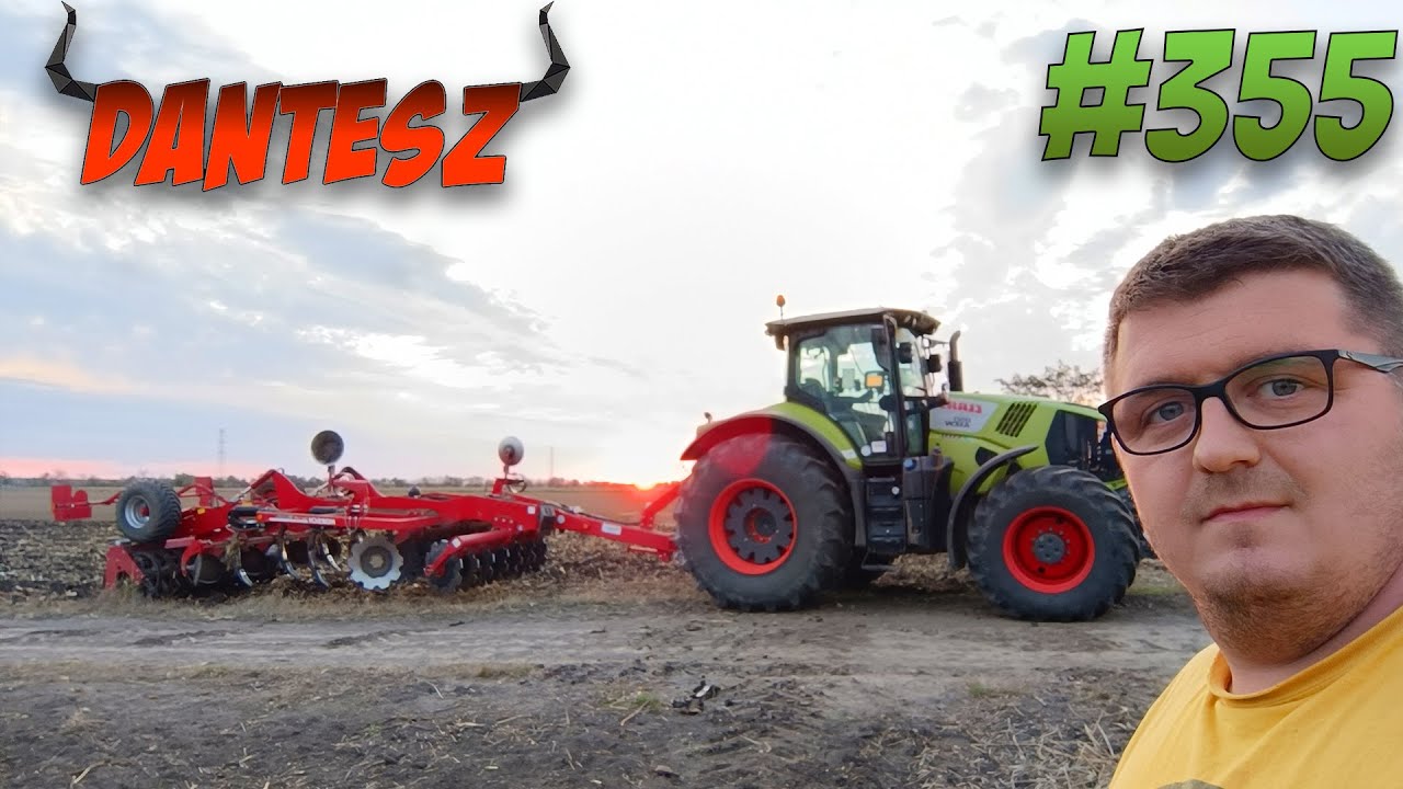 Mezőgazdasági live #355 búza mag ágy készítés :) 2023.10.05