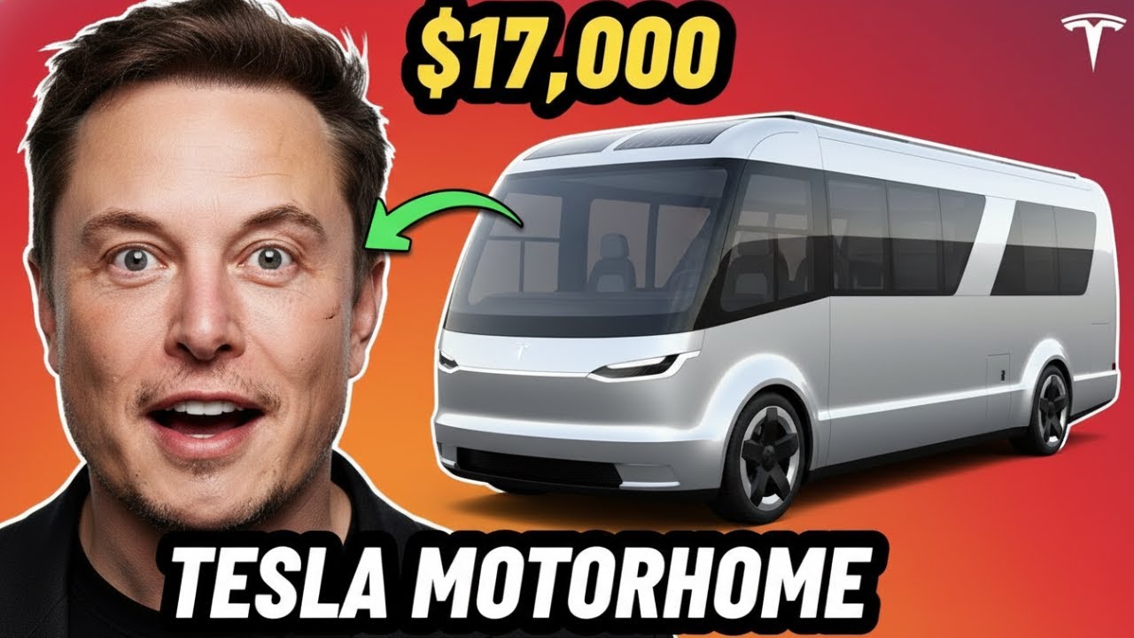 Elon Musk Unveils Tesla's Insane $17,000 Electric Motorhome